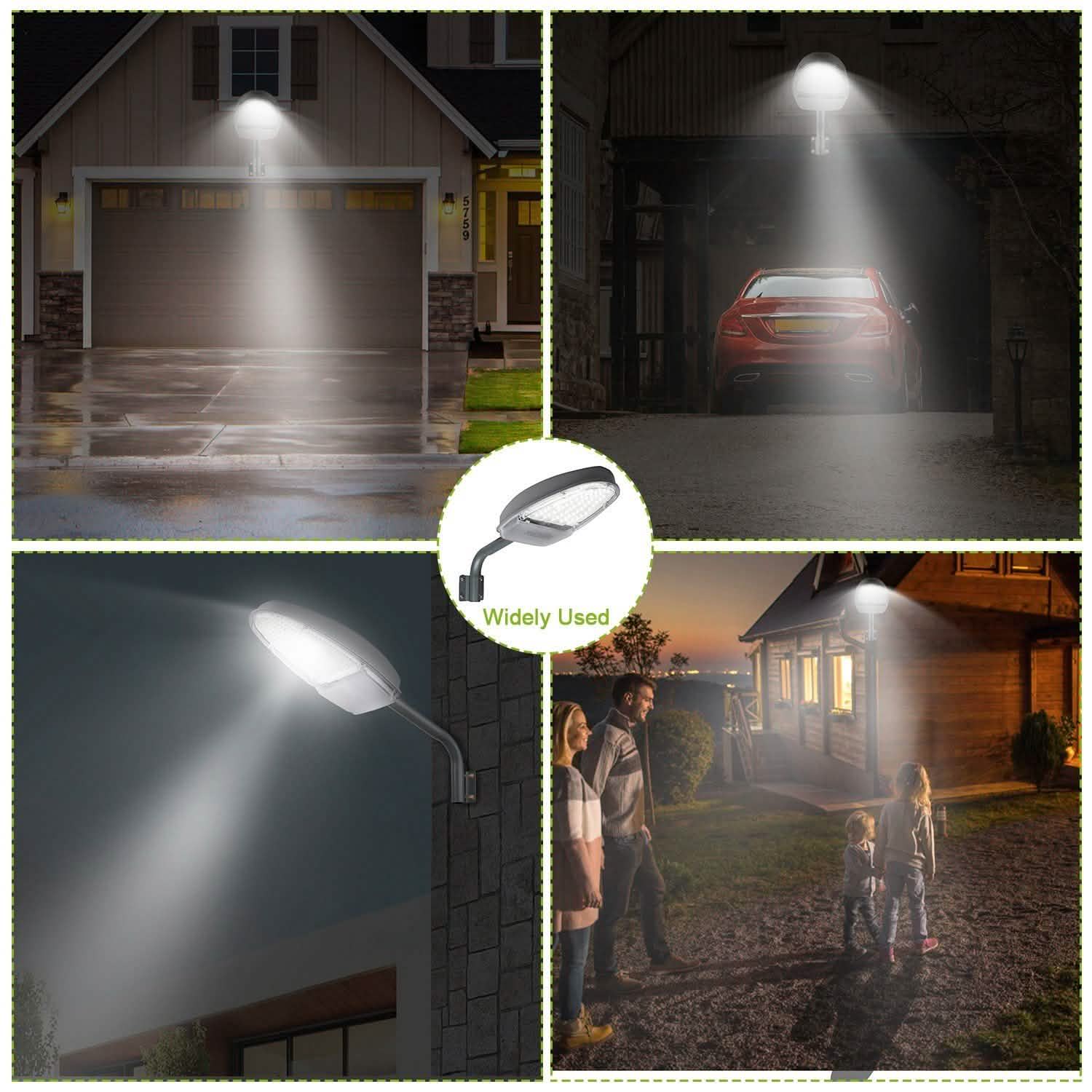 Appliques murales à LED 144 LED Capteur photoélectrique Lampadaire IP65 Étanche