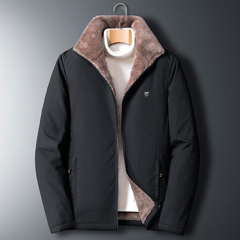 Veste polaire épaisse et chaude pour homme – Hiver, coupe-vent, chaude, confortable, décontractée, design unique, pour l'automne, l'extérieur, classique, douce, pour la randonnée, la pêche, les voyages.