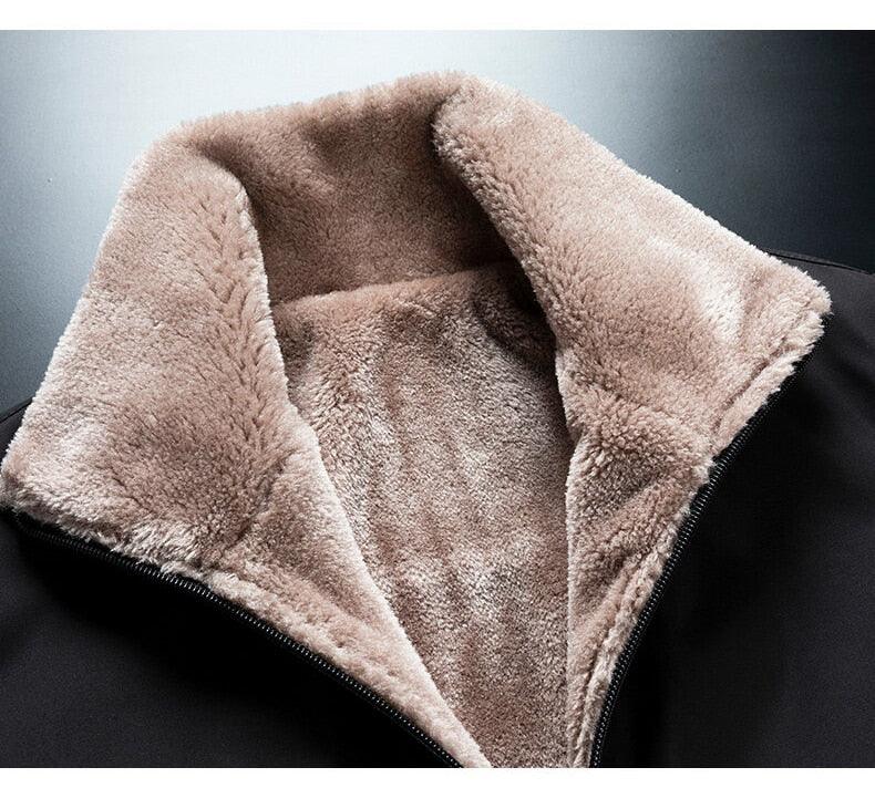 Veste polaire épaisse et chaude pour homme – Hiver, coupe-vent, chaude, confortable, décontractée, design unique, pour l'automne, l'extérieur, classique, douce, pour la randonnée, la pêche, les voyages.