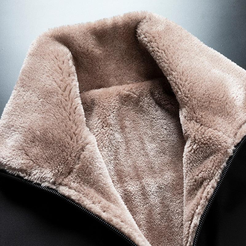 Veste polaire épaisse et chaude pour homme – Hiver, coupe-vent, chaude, confortable, décontractée, design unique, pour l'automne, l'extérieur, classique, douce, pour la randonnée, la pêche, les voyages.