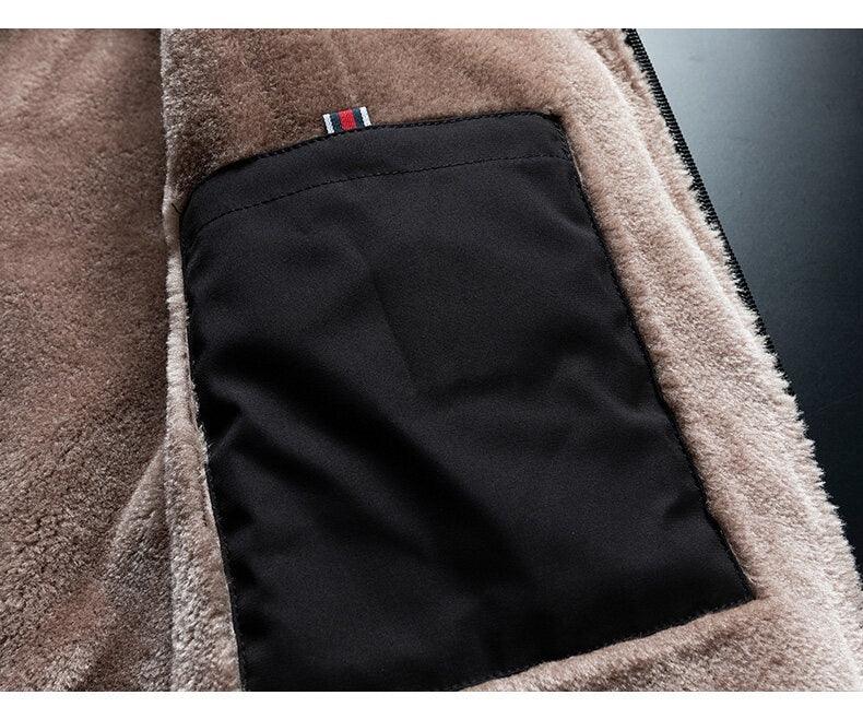 Veste polaire épaisse et chaude pour homme – Hiver, coupe-vent, chaude, confortable, décontractée, design unique, pour l'automne, l'extérieur, classique, douce, pour la randonnée, la pêche, les voyages.