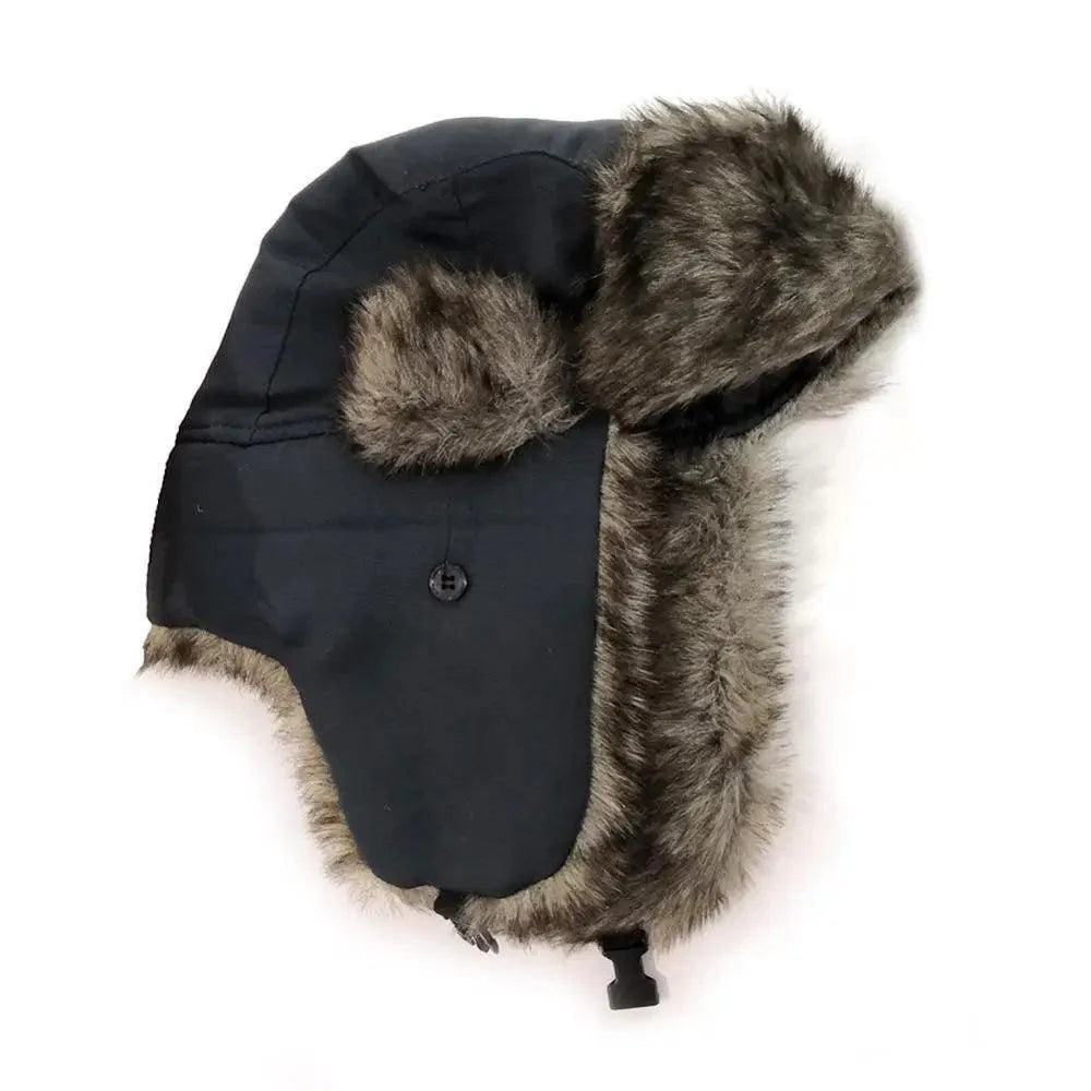 Chapeau Chaud Cache-Oreilles Tendance Nouveau Style Entièrement Couvrant Doux et Confortable Coupe-Vent Casquettes d'Extérieur Pour Hommes