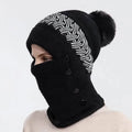 Bonnet tricoté chaud et cache-cou assorti