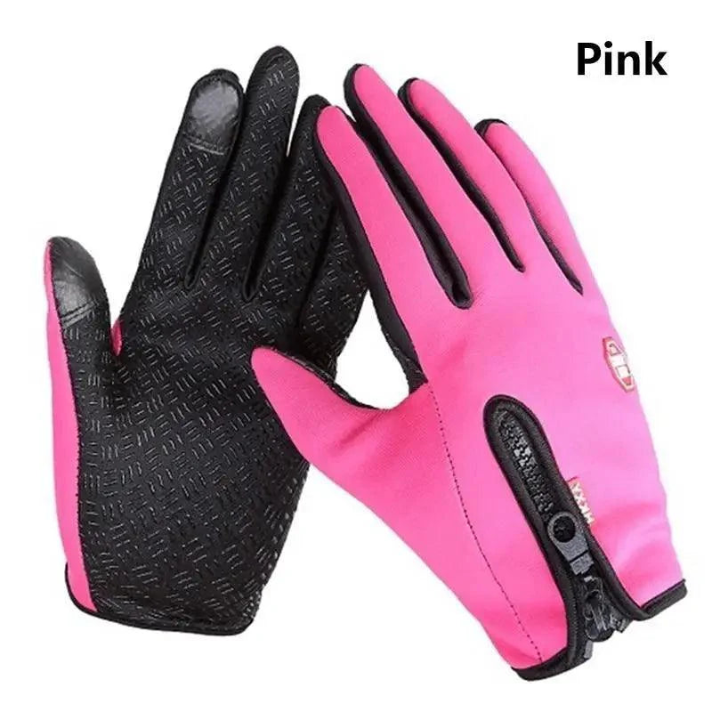Gants Hiver Chauds Écran Tactile pour Hommes Femmes Couleurs Classiques Élégantes Gants Unisexe Coupe-Vent