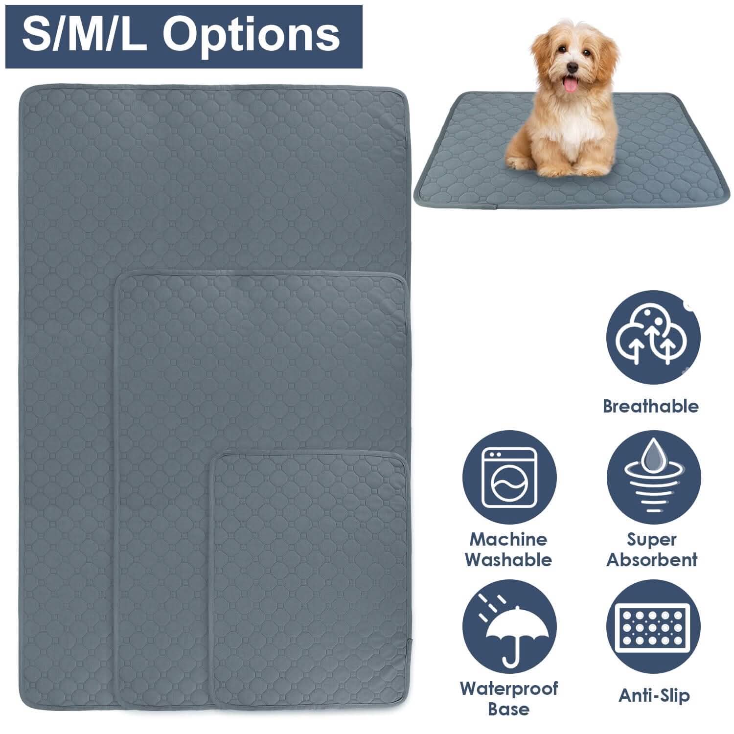 Alèse de propreté lavable et réutilisable pour chiot