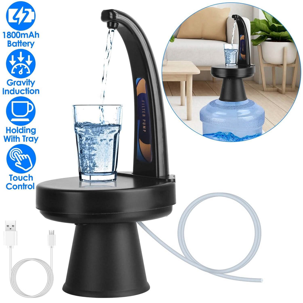 Distributeur d'eau Bouteille rechargeable USB Mini cruche d'eau pour les bouteilles d'eau de 1 à 5 gallons