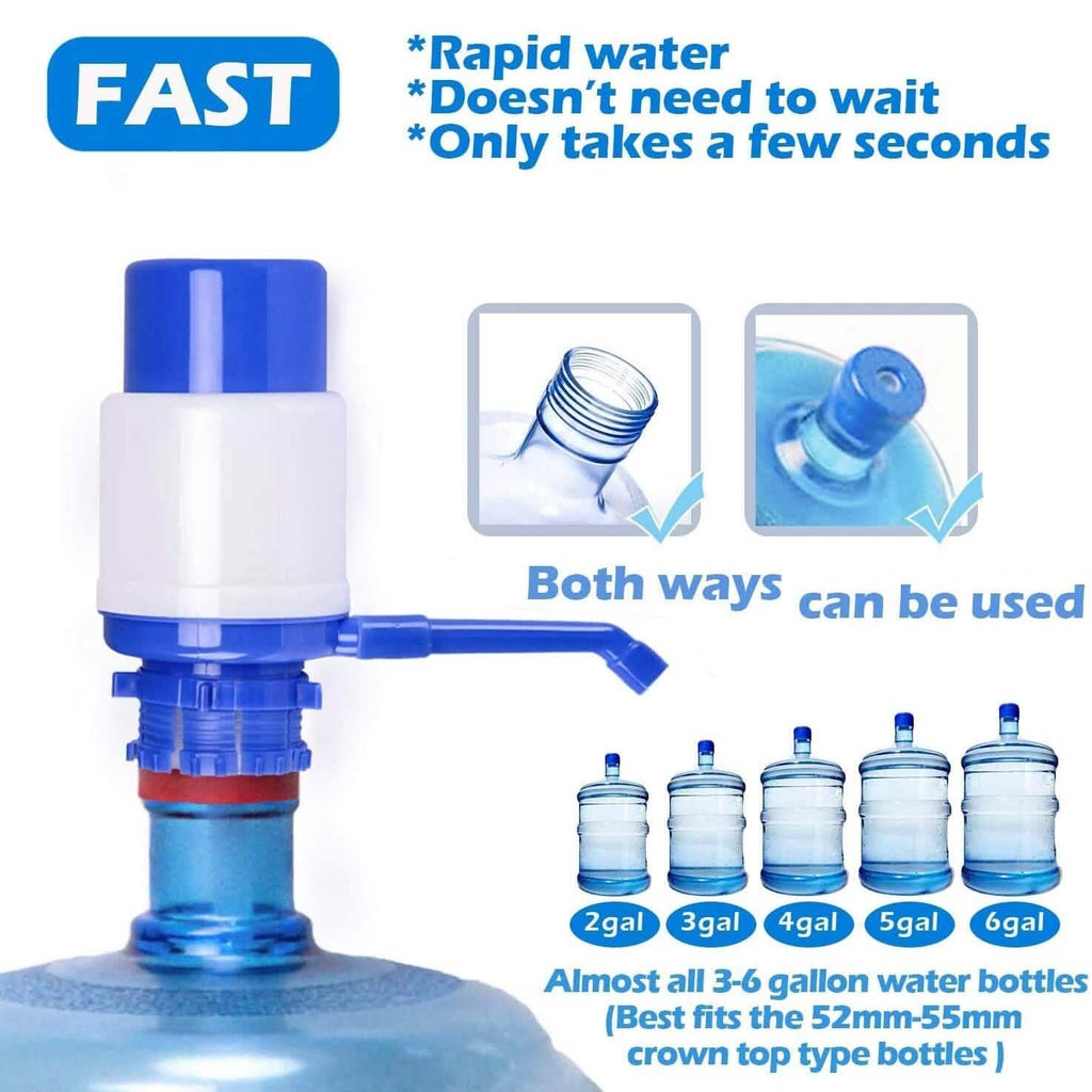 Distributeur d'eau à pompe manuelle pour bouteille d'eau