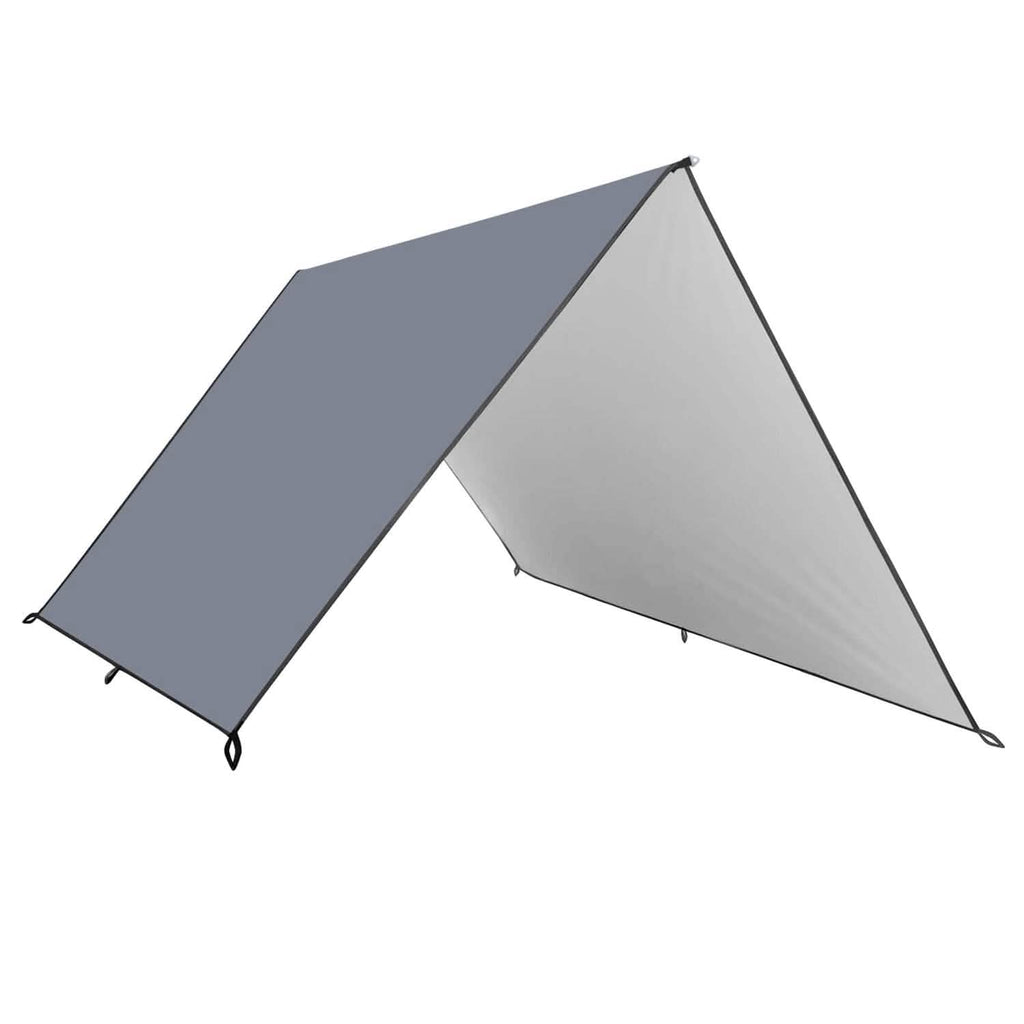 Kit Bâche de Camping Étanche Auvent Tente Abri Pluie Portable