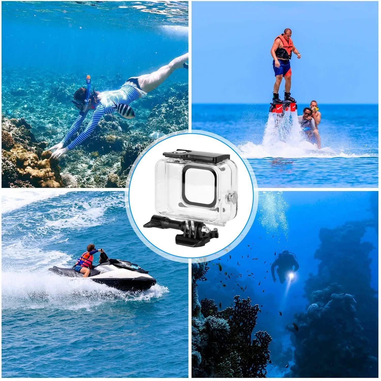 Boîtier étanche compatible avec GoPro Hero 8