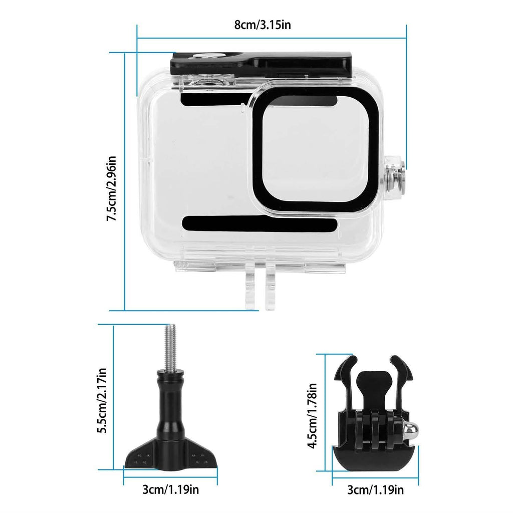 Boîtier étanche compatible avec GoPro Hero 8