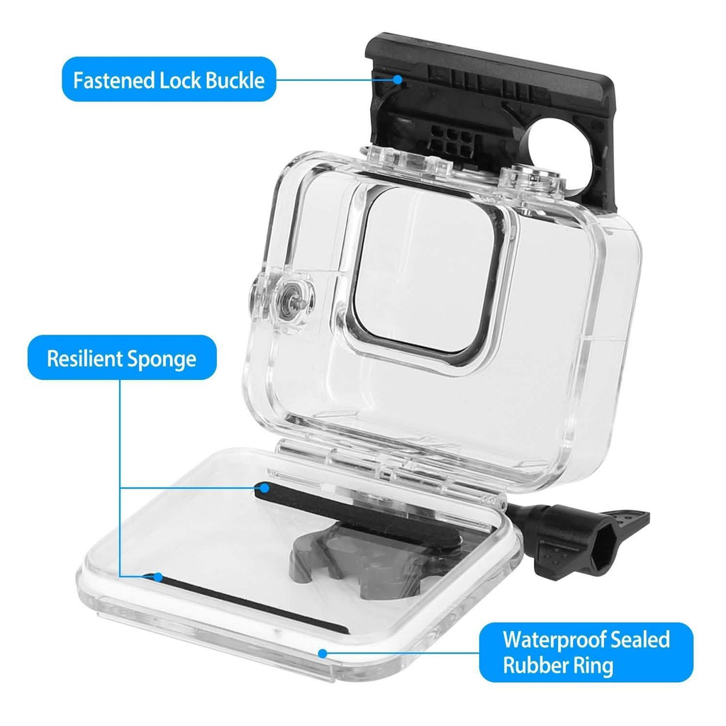 Boîtier étanche compatible avec GoPro Hero 8