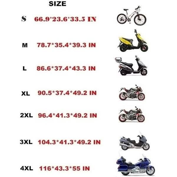 Housse de protection moto vélo étanche anti-poussière