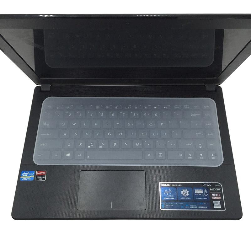 Protecteur de clavier d'ordinateur portable étanche 10 11 12 13 14 15 17 pouces, Film de protection transparent en silicone, Film anti-poussière pour clavier, Housse de protection de clavier d'ordinateur portable de jeu pour les amateurs de jeux