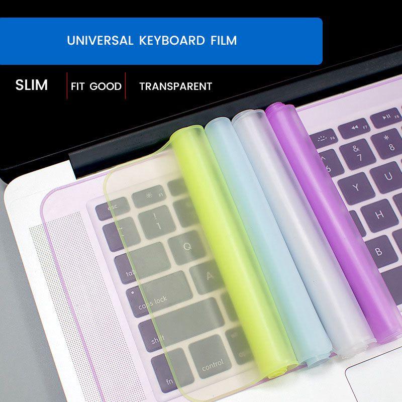 Protecteur de clavier d'ordinateur portable étanche 10 11 12 13 14 15 17 pouces, Film de protection transparent en silicone, Film anti-poussière pour clavier, Housse de protection de clavier d'ordinateur portable de jeu pour les amateurs de jeux