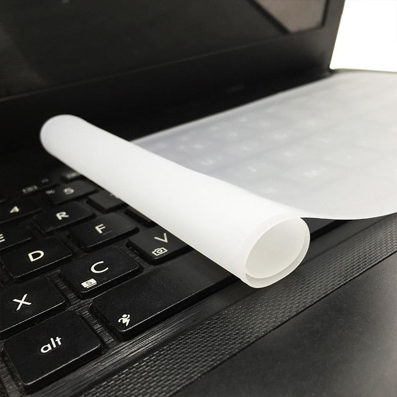 Protecteur de clavier d'ordinateur portable étanche 10 11 12 13 14 15 17 pouces, Film de protection transparent en silicone, Film anti-poussière pour clavier, Housse de protection de clavier d'ordinateur portable de jeu pour les amateurs de jeux