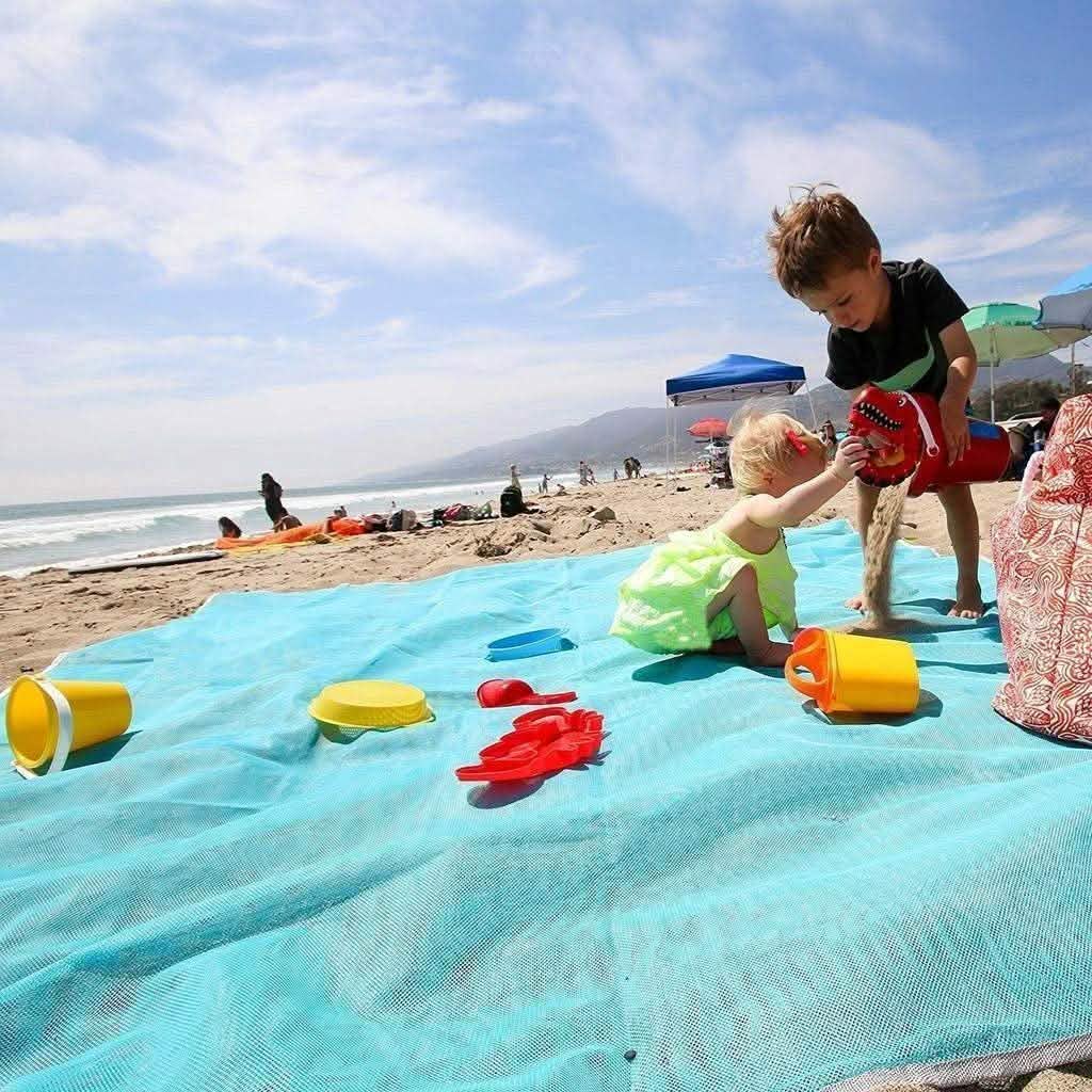 Tapis de Plage Anti-Sable Imperméable