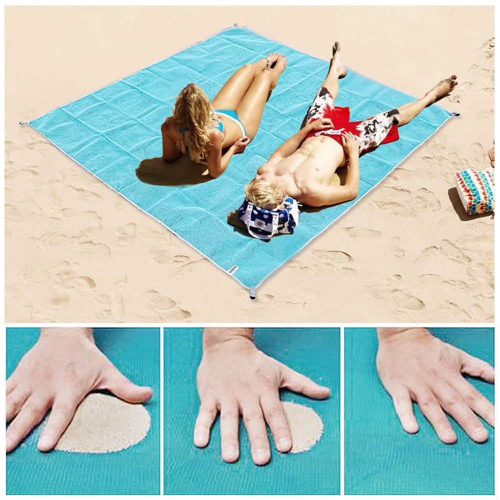 Tapis de Plage Anti-Sable Imperméable