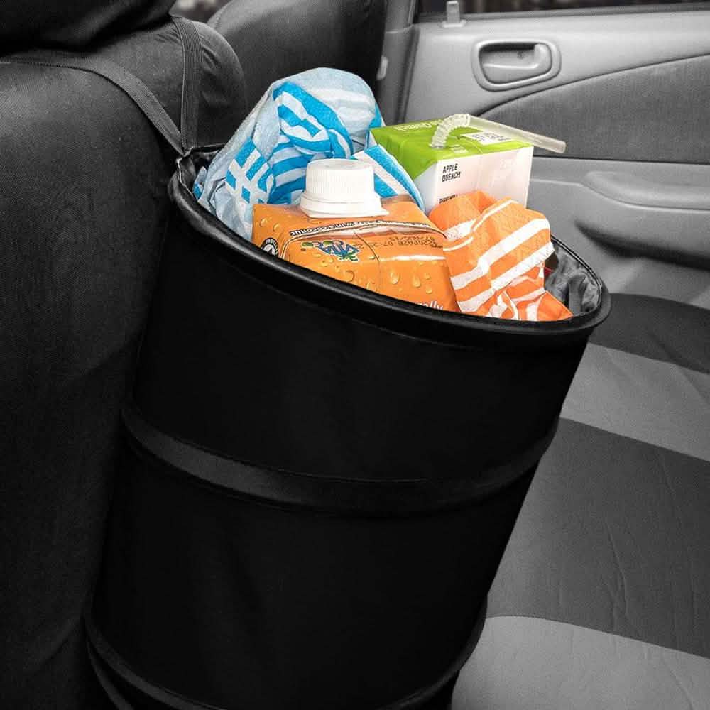 Petite poubelle pliable étanche pour voiture et voyage