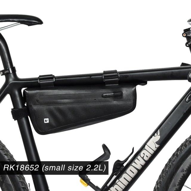 Sacoche de vélo étanche pour cadre de vélo, coque rigide, sacoche de cadre stable, accessoires de vélo pour vélo de route, sacoche de cadre, sacoche de vélo étanche et stable, sacoche de vélo, accessoires de cyclisme professionnels