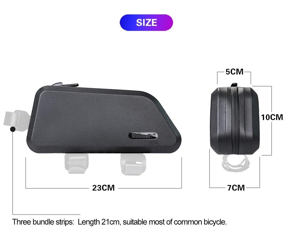 Sacoche de vélo étanche pour cadre de vélo, coque rigide, sacoche de cadre stable, accessoires de vélo pour vélo de route, sacoche de cadre, sacoche de vélo étanche et stable, sacoche de vélo, accessoires de cyclisme professionnels