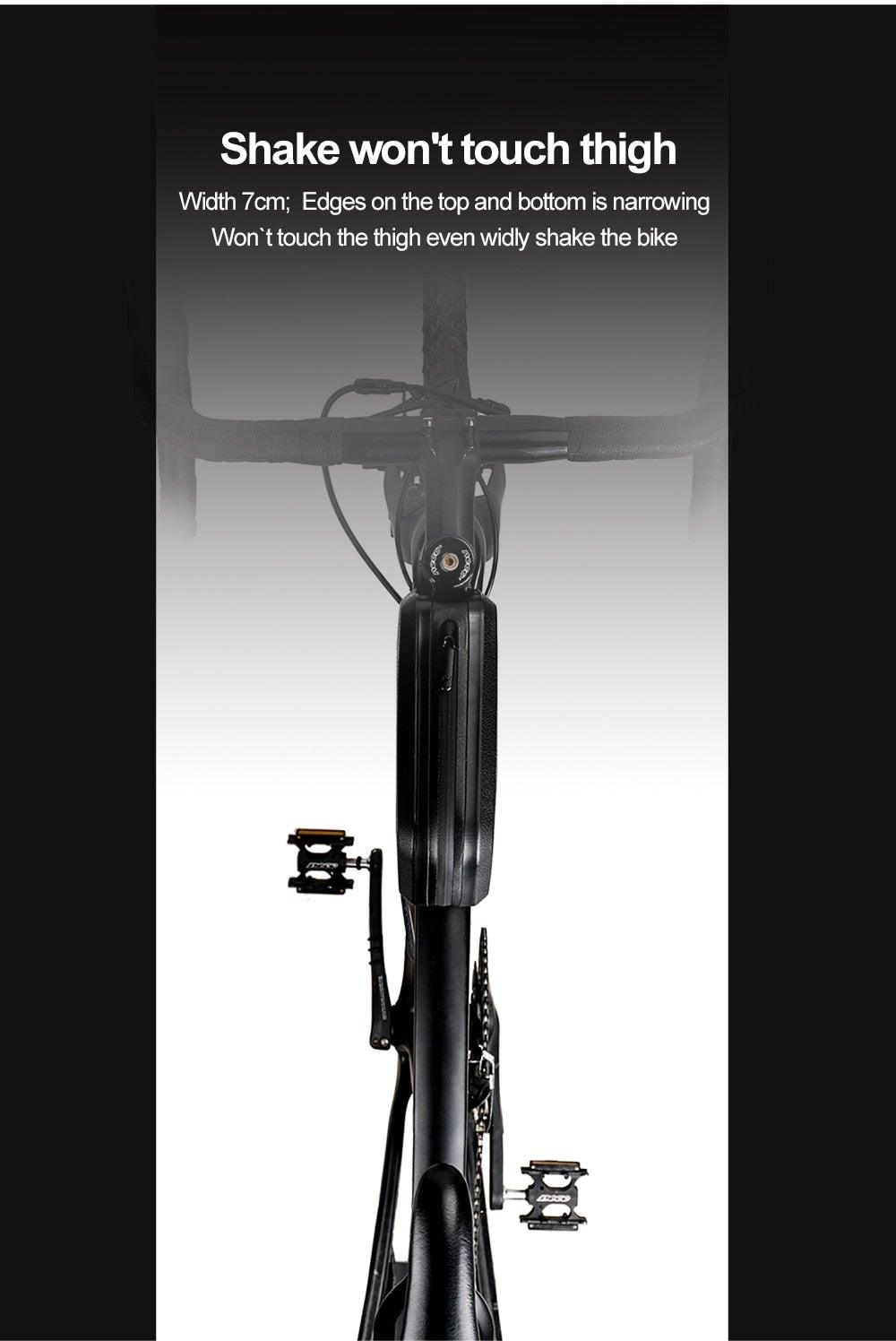Sacoche de vélo étanche pour cadre de vélo, coque rigide, sacoche de cadre stable, accessoires de vélo pour vélo de route, sacoche de cadre, sacoche de vélo étanche et stable, sacoche de vélo, accessoires de cyclisme professionnels