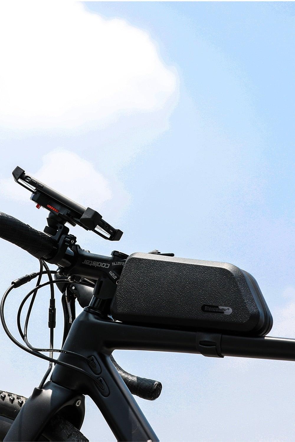 Sacoche de vélo étanche pour cadre de vélo, coque rigide, sacoche de cadre stable, accessoires de vélo pour vélo de route, sacoche de cadre, sacoche de vélo étanche et stable, sacoche de vélo, accessoires de cyclisme professionnels