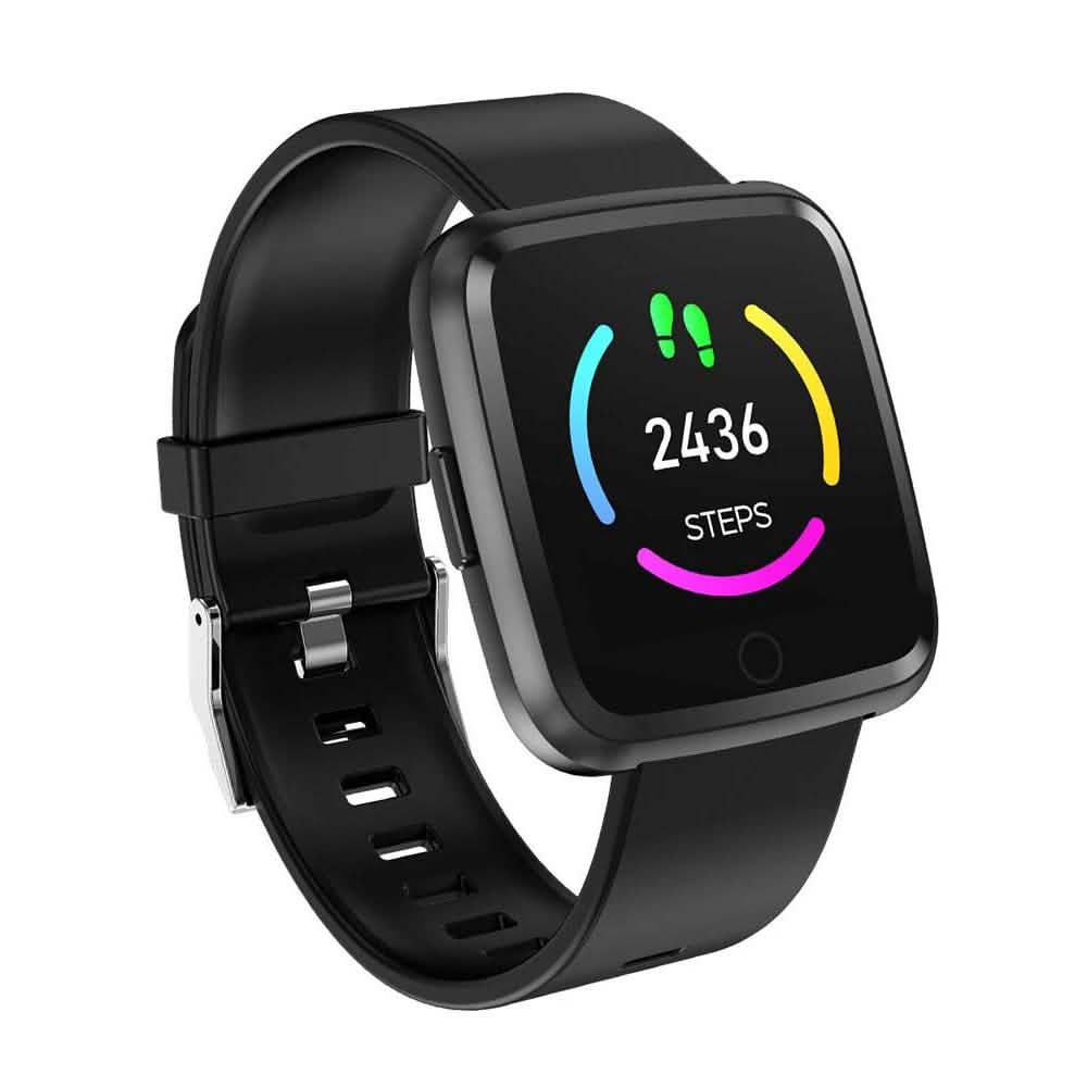 Montre étanche à écran tactile, moniteur de fréquence cardiaque, bracelet de sport et de suivi d'activité physique