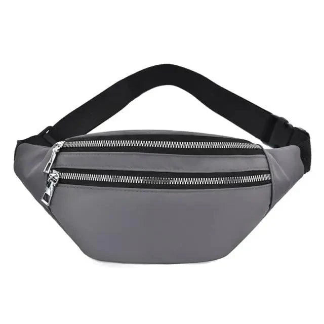 Sac banane unisexe de voyage étanche, design simple, sac de taille tendance, sac de poitrine croisé