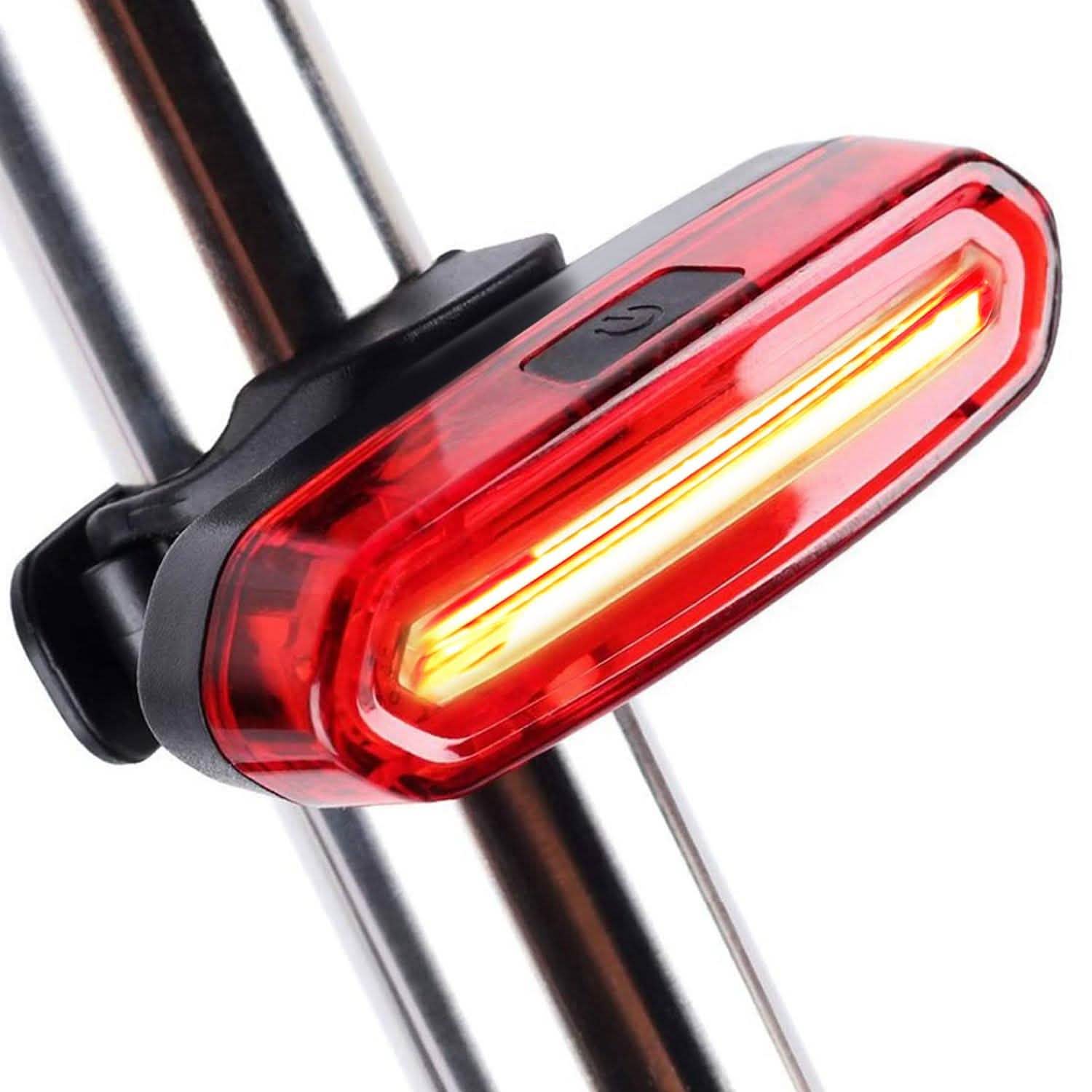 Lampe d'avertissement de vélo à LED rechargeable USB étanche
