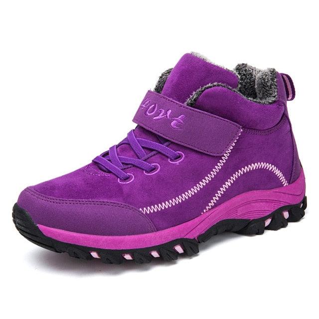 Bottes d'hiver imperméables pour hommes avec fourrure, chaudes, pour la neige, pour hommes et femmes, bottes de travail décontractées d'hiver, chaussures montantes, bottes de neige d'hiver, bottes d'hiver chaudes fourrées, bottines imperméables.