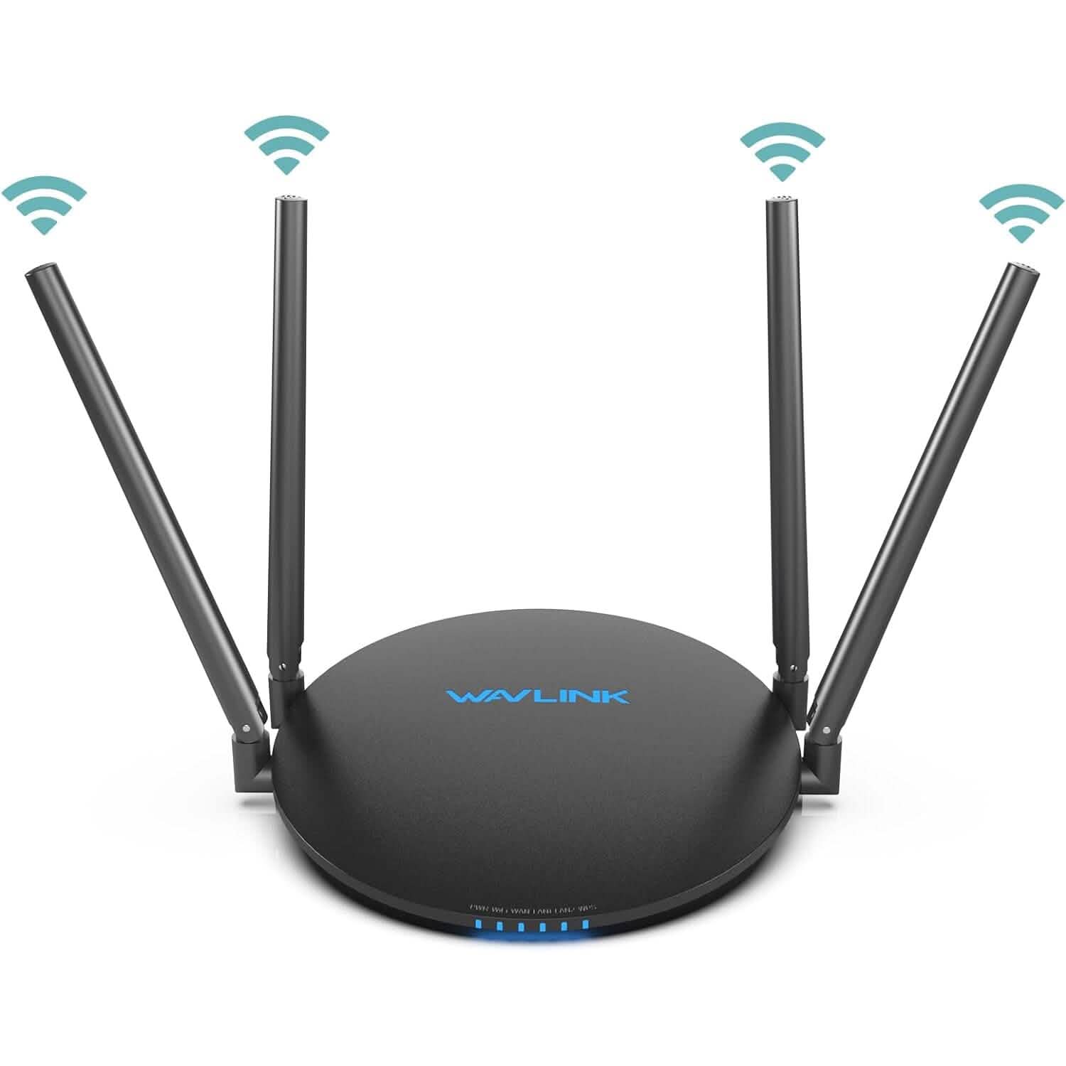 Routeur sans fil WAVLINK double bande 5 GHz + 2,4 GHz Wi-Fi 5 avec port WAN/LAN 100 Mbps (Reconditionné)