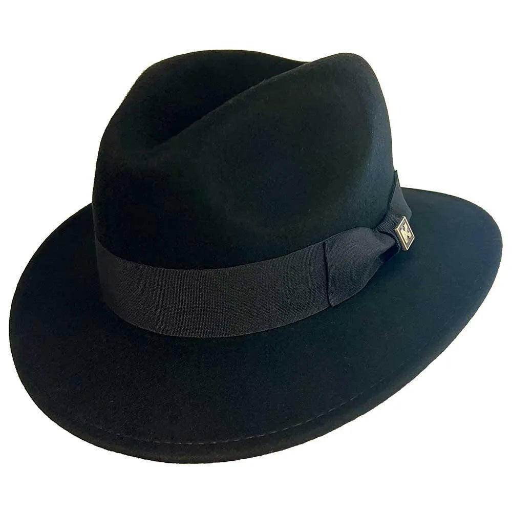 Deadwood Trading South Side - Chapeau Fedora en Laine Douce et Pliable