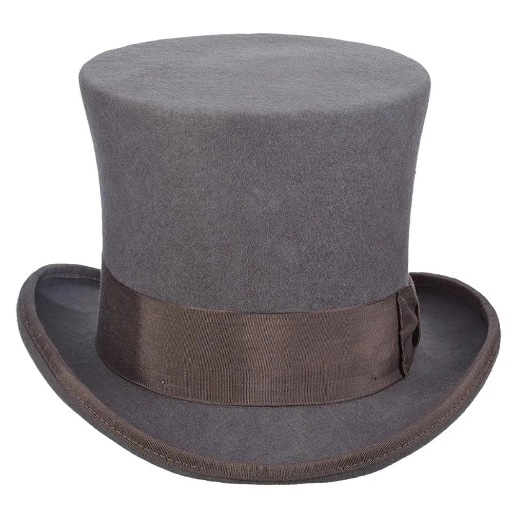 Scala Mad Hatter - Chapeau haut de forme en feutre de laine