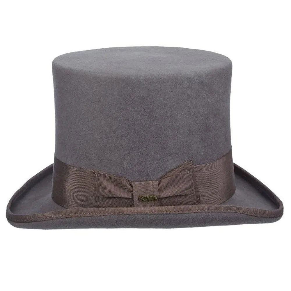 Scala Mad Hatter - Chapeau haut de forme en feutre de laine
