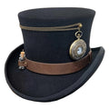 Chapeau haut de forme en laine Steampunk - Deadwood Trading Time Traveler
