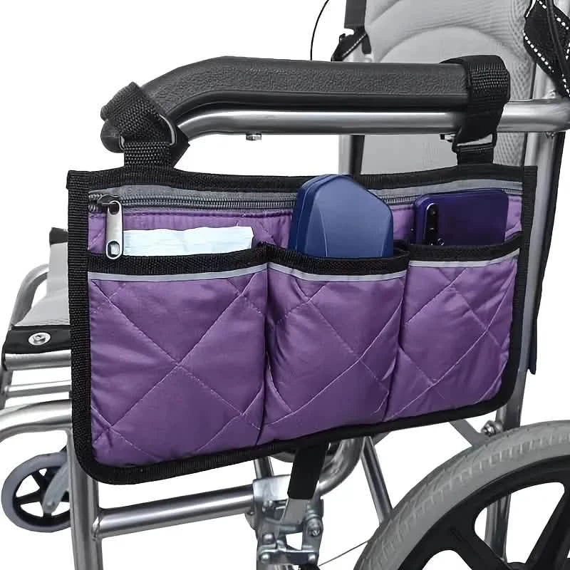 Sac Organisateur d'Accoudoir de Fauteuil Roulant