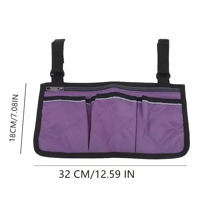 Sac Organisateur d'Accoudoir de Fauteuil Roulant