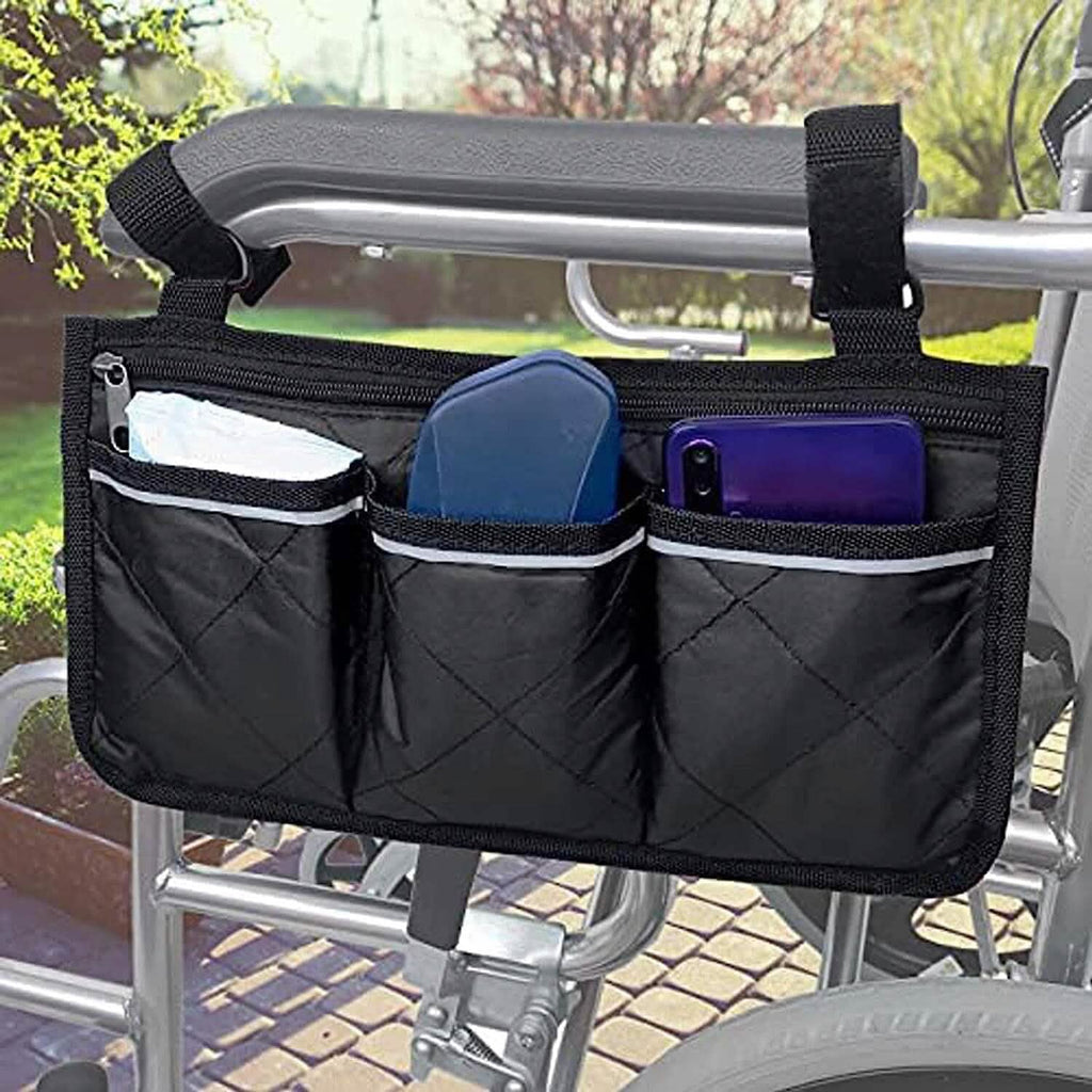 Sac Organisateur d'Accoudoir de Fauteuil Roulant