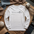 T-shirt à manches longues motif battement de cœur