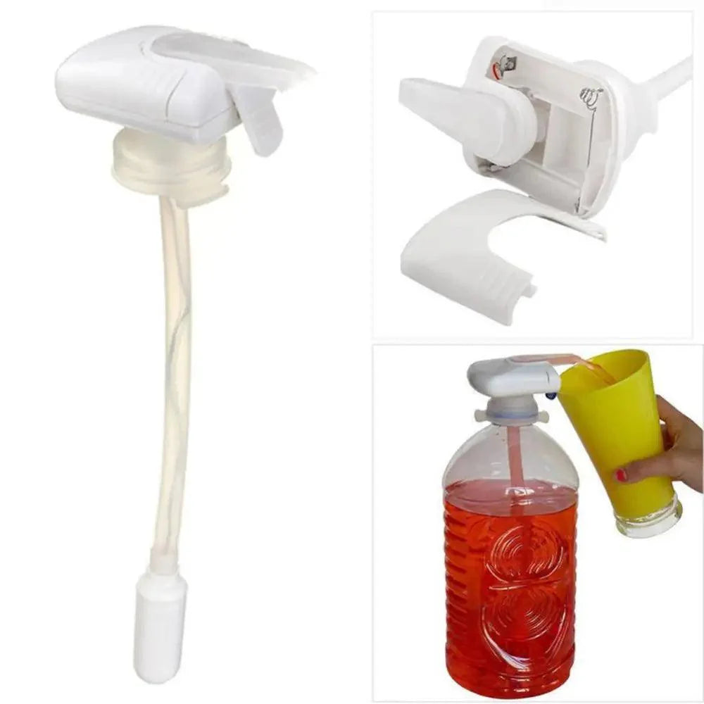 Distributeur de boissons automatique blanc pour réfrigérateur, distributeur de boissons magique électrique sans contact, distributeur anti-débordement pratique, utilisation d'une seule main, convient aux cuisines extérieures et domestiques.