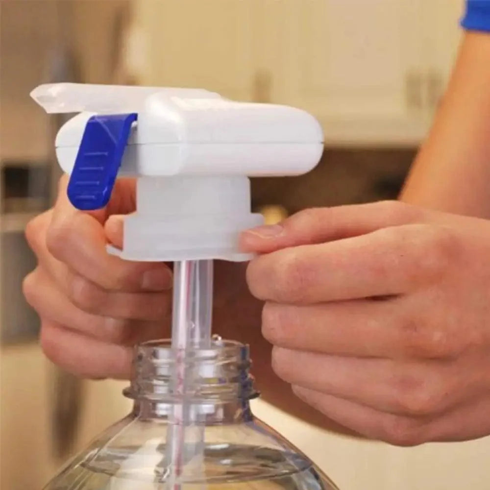 Distributeur de boissons automatique blanc pour réfrigérateur, distributeur de boissons magique électrique sans contact, distributeur anti-débordement pratique, utilisation d'une seule main, convient aux cuisines extérieures et domestiques.