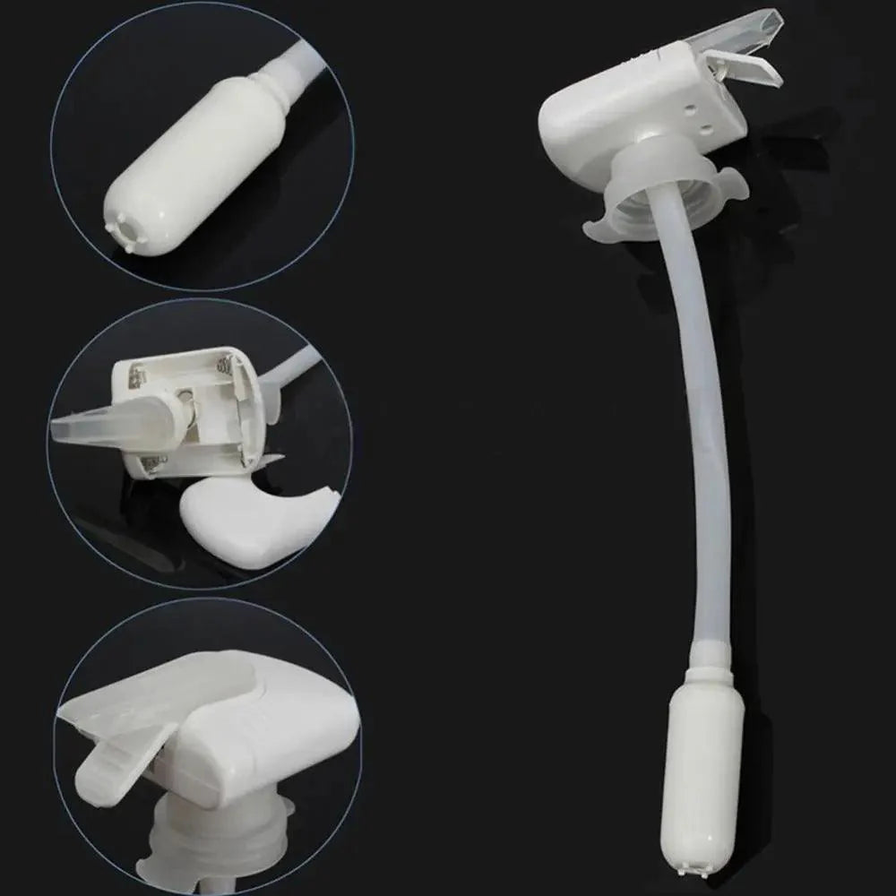 Distributeur de boissons automatique blanc pour réfrigérateur, distributeur de boissons magique électrique sans contact, distributeur anti-débordement pratique, utilisation d'une seule main, convient aux cuisines extérieures et domestiques.