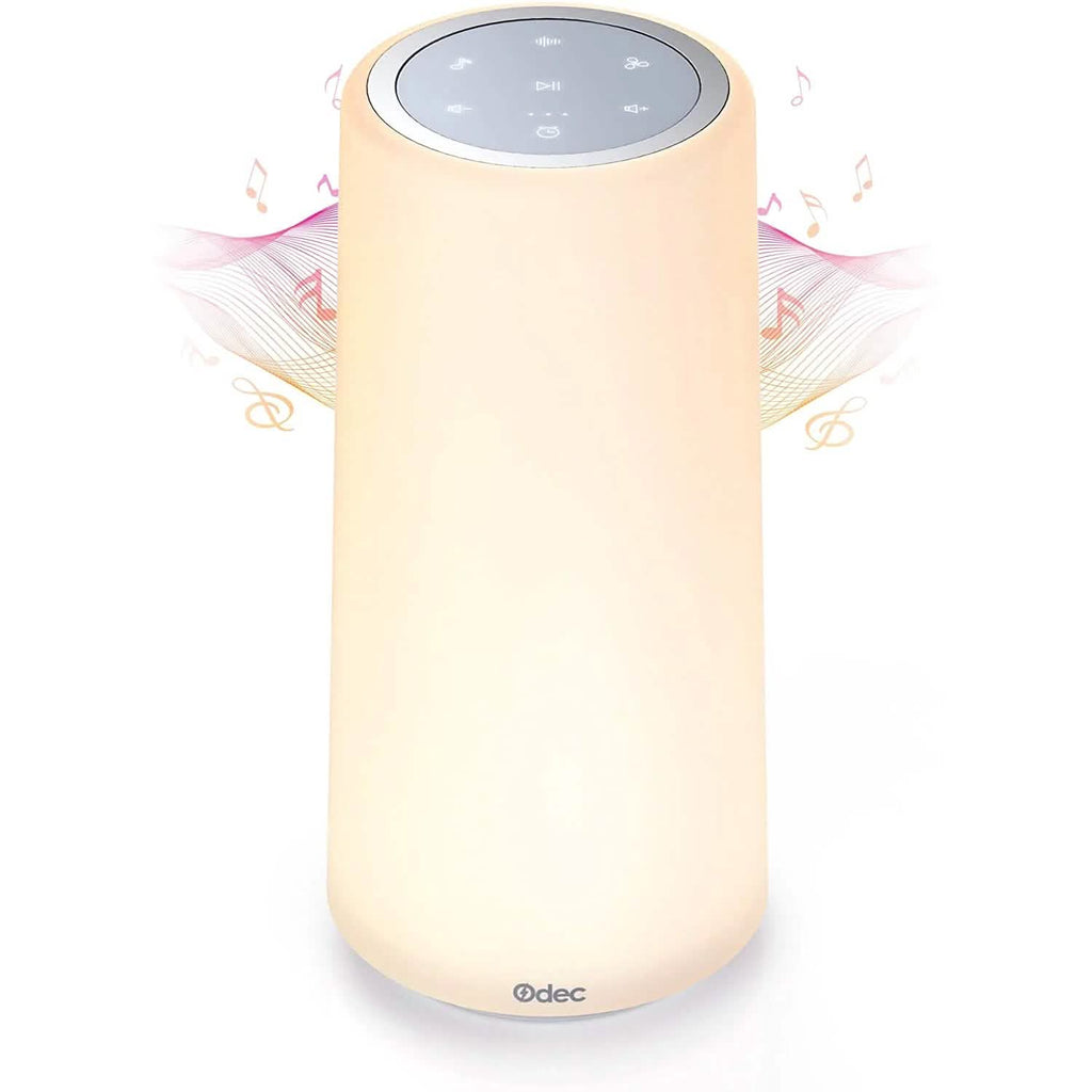 Machine à sons blanche pour bébé avec veilleuse