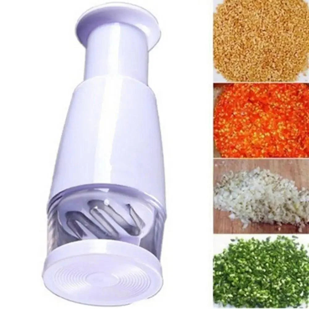 Trancheuse de Cuisine Blanche Hachoir Manuel Outil de Découpe Légumes Qualité Supérieure Facile à Utiliser Gadget de Cuisine