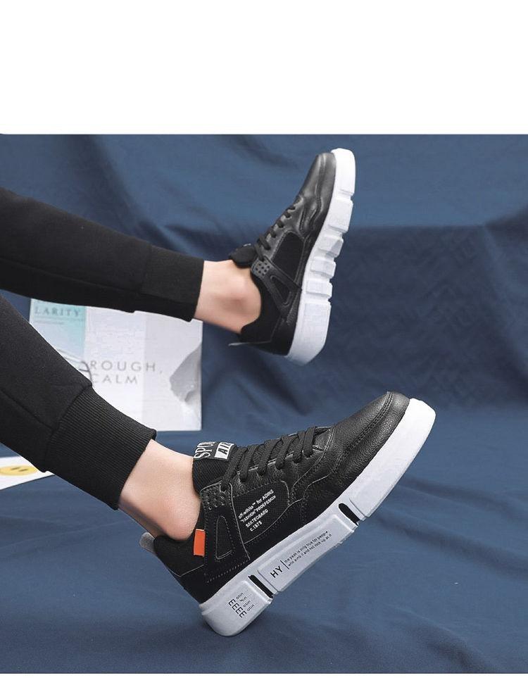 Baskets en cuir blanc pour hommes, respirantes, décontractées, pour la marche, le sport, la course, l'extérieur, les voyages, le fitness, chaussures décontractées confortables pour hommes, baskets d'extérieur