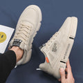 Baskets en cuir blanc pour hommes, respirantes, décontractées, pour la marche, le sport, la course, l'extérieur, les voyages, le fitness, chaussures décontractées confortables pour hommes, baskets d'extérieur