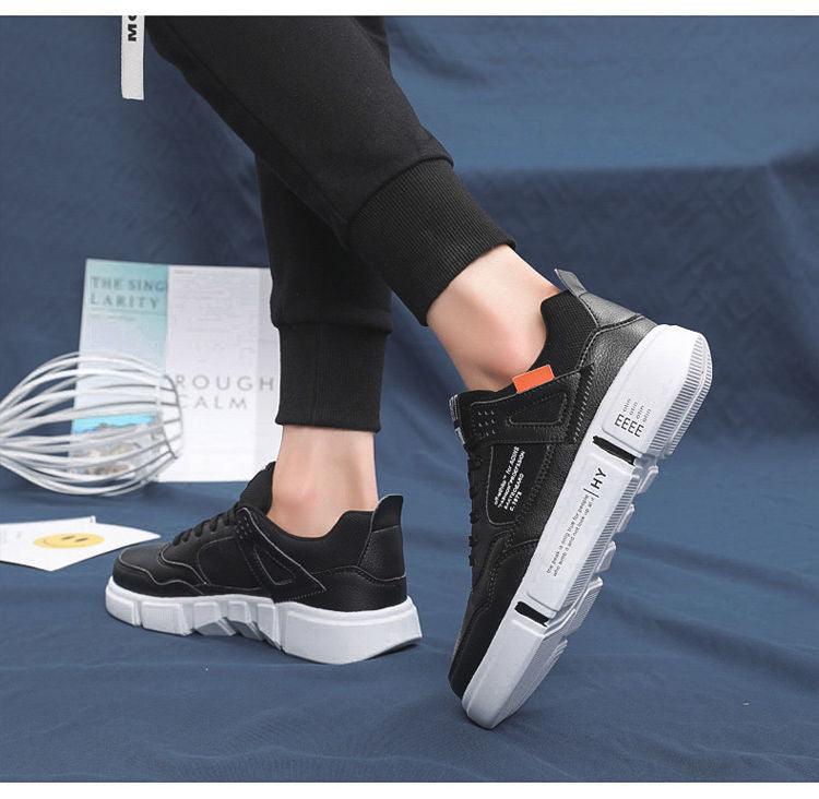 Baskets en cuir blanc pour hommes, respirantes, décontractées, pour la marche, le sport, la course, l'extérieur, les voyages, le fitness, chaussures décontractées confortables pour hommes, baskets d'extérieur