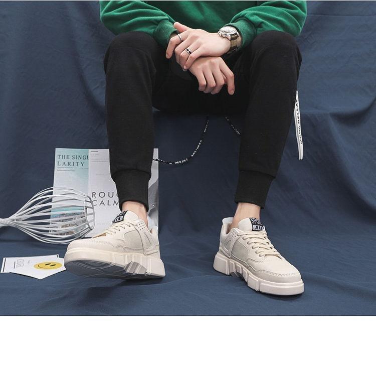 Baskets en cuir blanc pour hommes, respirantes, décontractées, pour la marche, le sport, la course, l'extérieur, les voyages, le fitness, chaussures décontractées confortables pour hommes, baskets d'extérieur