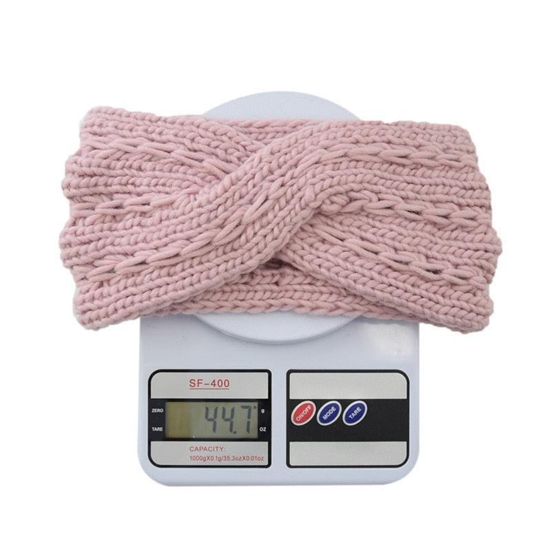 Bandeaux en Tricot Large Nœuds Hiver Femme Turban Accessoires Cheveux Filles Doux Tricot Hiver Bandeaux Magnifiques Accessoires Cheveux Femme