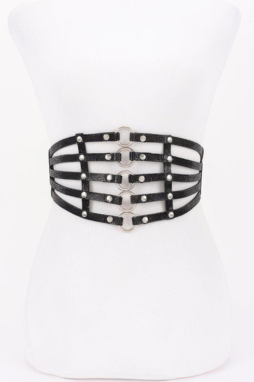 Ceinture large à strass